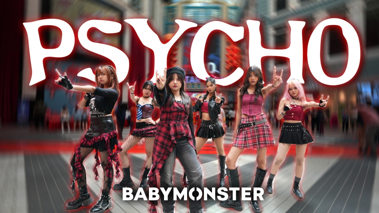 'PSYCHO' - BABYMONSTER | Dance Cover in Public 🇲🇾 by LUNE DANCE CREW