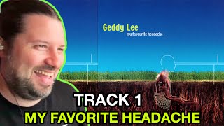 REACTION! RUSH GEDDY LEE My Favorite Headache 2000 Solo Album