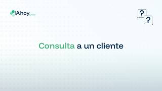 Consulta a un cliente