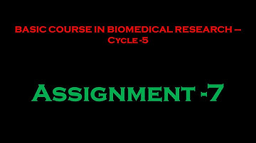BCBR-NPTEL- Assignment 7: Experimental study designs: Clinical trials