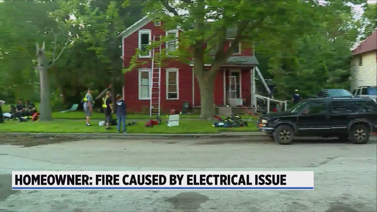 Homeowner: No one hurt in Muskegon house fire - YouTube