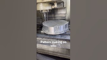 Pattern making on vmc #cnc #moldmaking #machine #cncvmc #worldcadcam #delcam #solidcam #casting