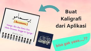 Belajar Kaligrafi || Cara Buat Kaligrafi Dengan Aplikasi Di Android screenshot 4