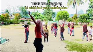 Senam  such a happy day lirik dan terjemahan untuk PAUD dan SD
