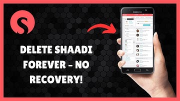 How to DELETE SHAADI ACCOUNT PERMANENTLY (2025)