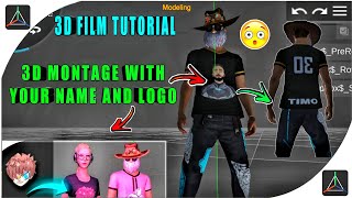 How To Make 3D Montage free fire in Prisma 3d 🥵 How To Animate FF Model / Free fire Film Tutorial 🔥 screenshot 1