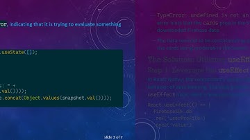 How to Fix the TypeError: undefined is not an object When Downloading Firebase Data in React Native