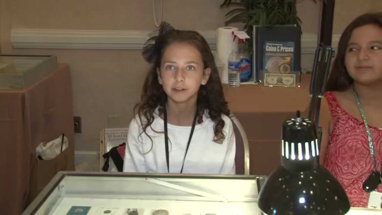 Kid Coin Dealers Trade at US Mexican Numismatic Association Convention. VIDEO: 