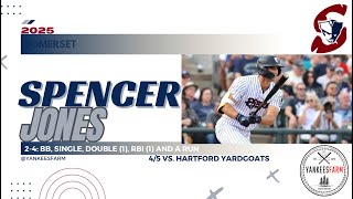 Spencer Jones Vs. Hartford Yardgoats 4/5/25