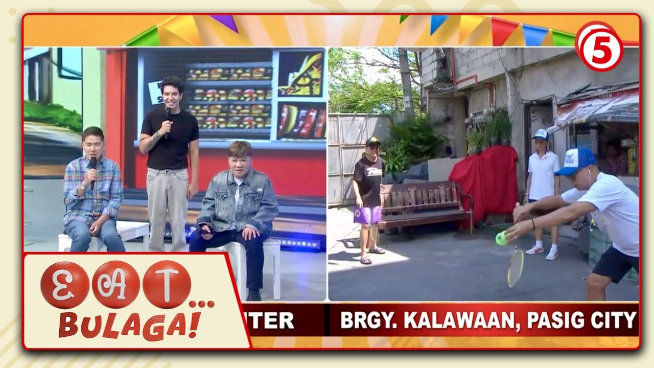 EAT BULAGA | Napasabak sa badminton ang Dabarkads!