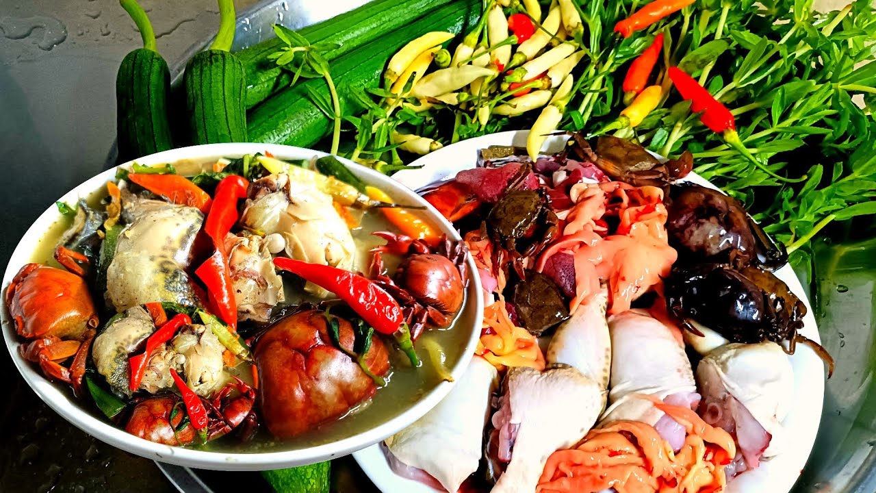 แกงกบใส่บวบหวาน/ผักแขยงนาหอม ๆ#1 เมนูในตำนาน