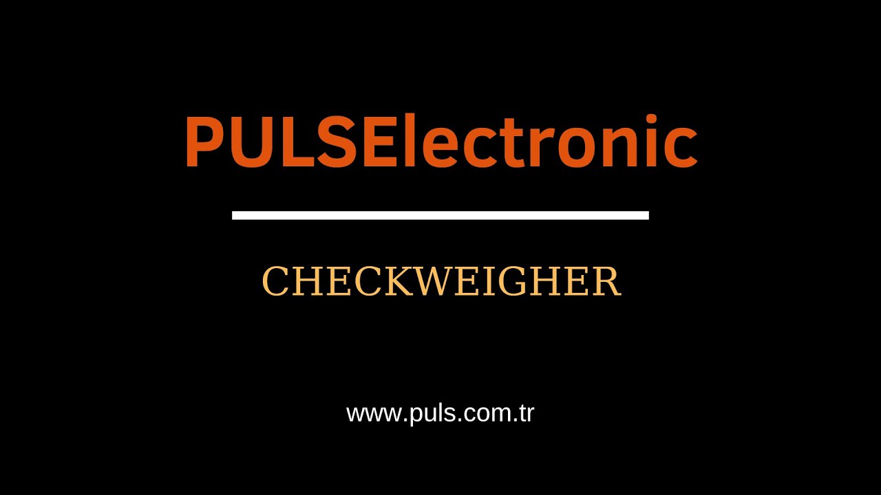 PULSElectronic | Checkweigher -PCW2 Ekmek Hamuru Uygulaması - YouTube