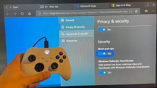 xbox series x/s: how to change pop-ups settings in internet web browser tutorial! (microsoft edge)