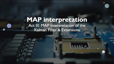 Kalman Filter - MAP Estimation Interpretation