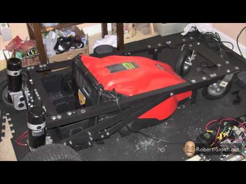 How To Build A Solar Charged RC Electric Lawn Mower - P12