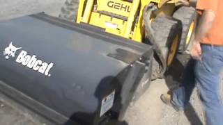 Bobcat 60" Skid Steer Sweeper Broom Attachment For Bobcat Loader For Sale Mark Supply Co