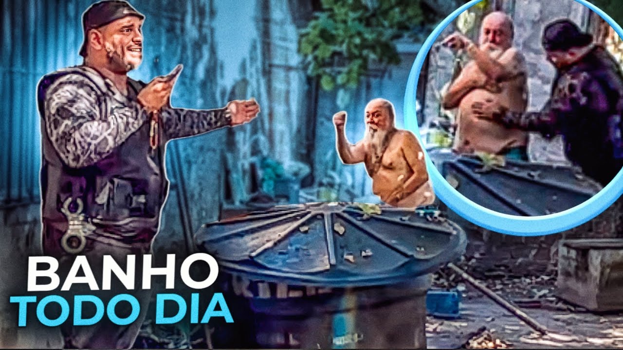 POLICIAL MANETIKIN DEU UM BANHO NO VOVÔ | LUIZ DO SOM
