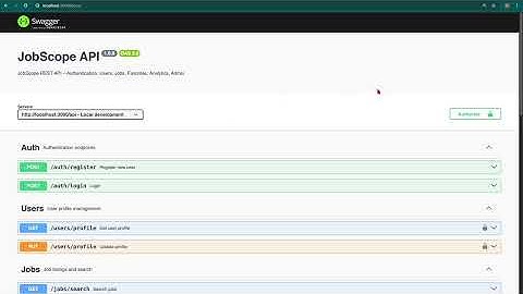 Project Testing Demo JobScope API | Functional & Integration Tests