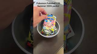 Pokemon Pokeball L25 Summer 2026 Card Packs!