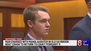 Man charged in deadly Old Saybrook boat crash appears in court