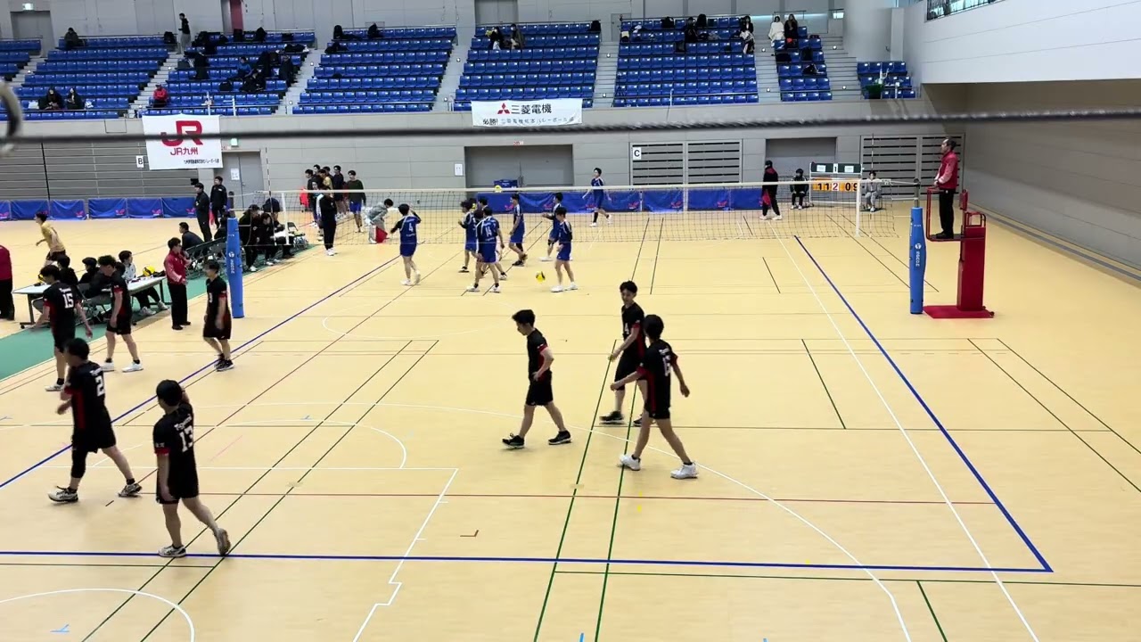 2026.3.7 九州実業団　九電鹿児島vs戸上電機製作所　2セット目