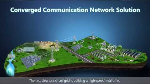 Huawei Converged Communication Network Solution for Smart Grids
