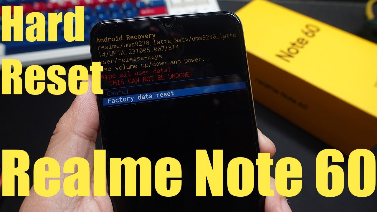 How To Hard Reset Realme Note 60 - YouTube