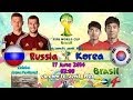 Россия - Южная Корея [FIFA WORLD CUP 2014 Brazil] Группа H