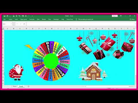 โปรแกรมวงล้อชิงโชค รูเล็ต Roulette :Excel