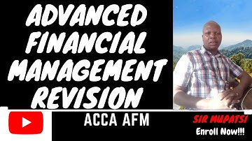 Advanced Financial Management Revision - Mar 2020 Question Paper
