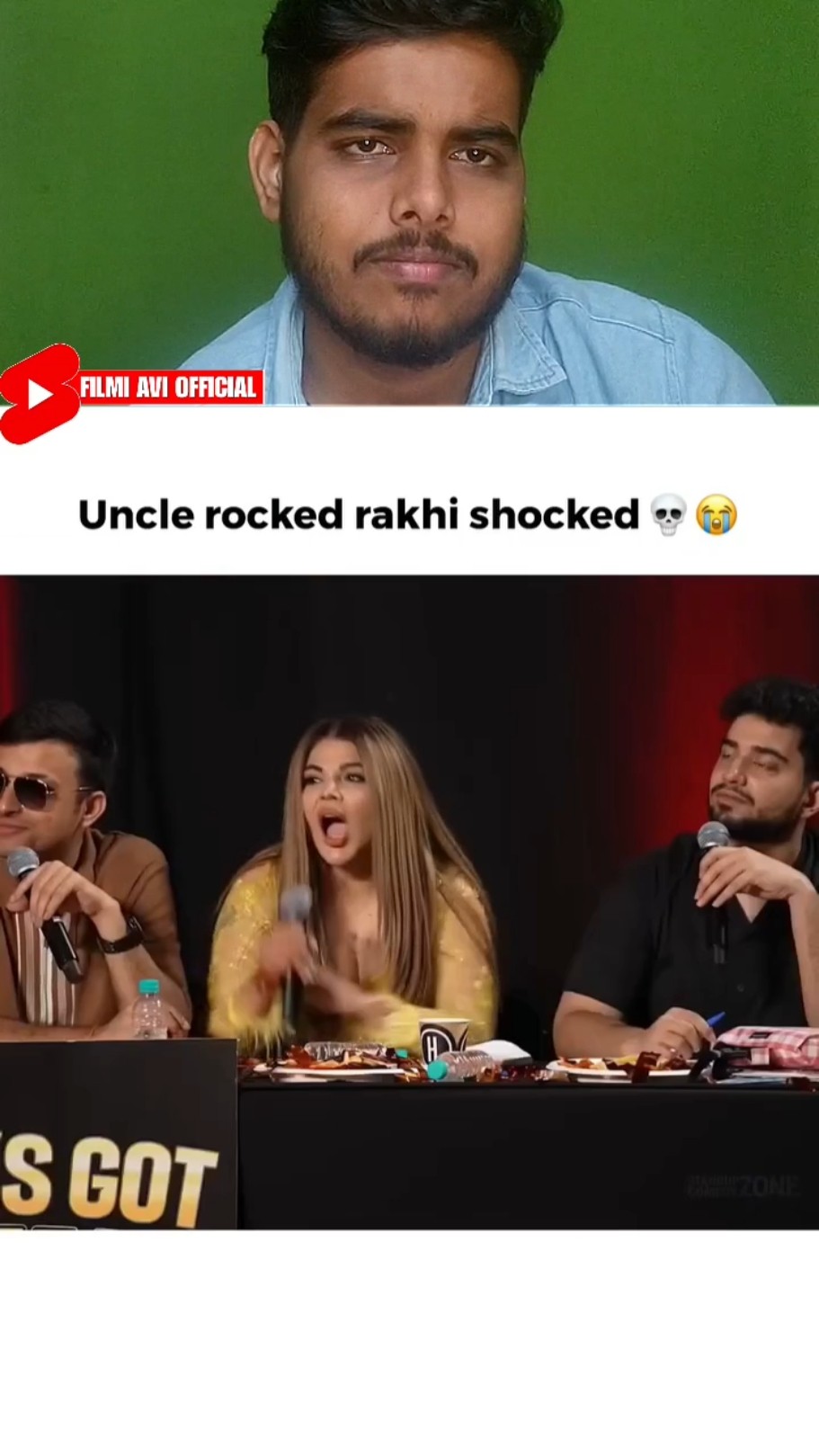 Rakhi Sawant Most Funny Comedy Video | India got latent Reaction Video | #shorts #remix