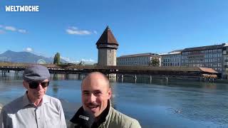 Milestones: Prof. Mörgeli on the Chapel Bridge, the Water Tower, and their significance for Switz...