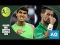 Alcaraz vs Djokovic. Final Abierto de Australia 2026.