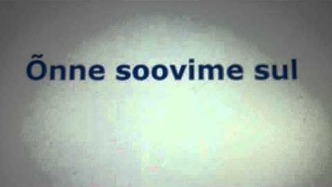 How to sing happy birthday in Estonian