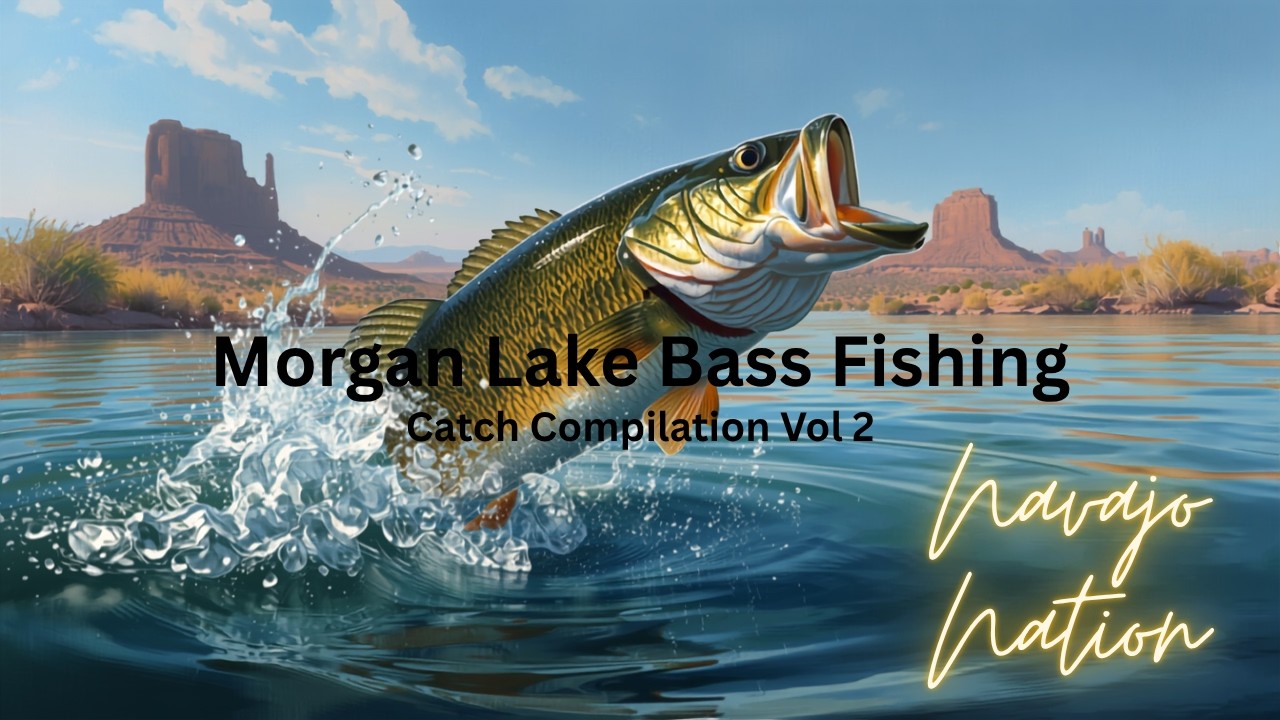 Bass Fishing on the Navajo Nation-Morgan Lake Catch Compilation Vol 2