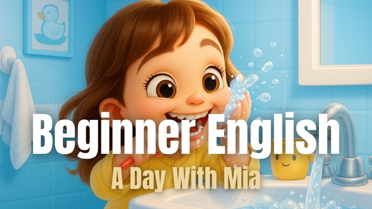 A Day with Mia | Easy English Listening Practice for Kids and Adults ...