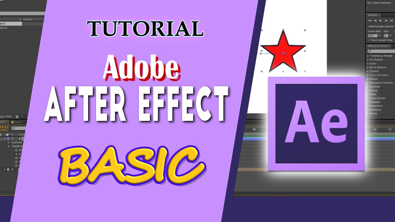 Tutorial Adobe After Effect Basic - Bahasa Indonesia - YouTube
