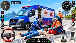 Ambulance City Rescue Simulator 3D Game 911 Us Emergency Ambulance - #ambulancegames #brazil #part10 screenshot 3