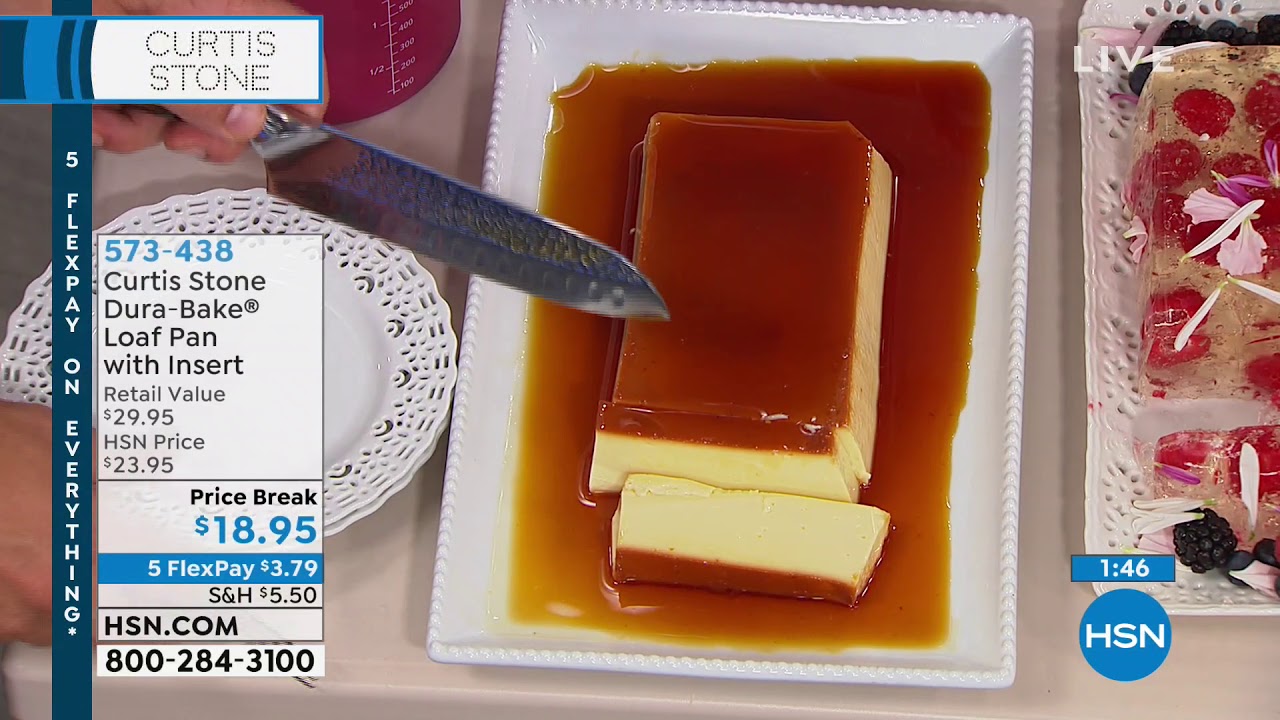 Curtis Stone DuraBake Loaf Pan with Insert YouTube