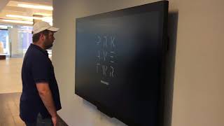84 inch 4K capacitive optically bonded Touch Monitor installed at Park Avenue | faytech USA