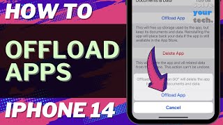 How to Offload Apps on iPhone 14
