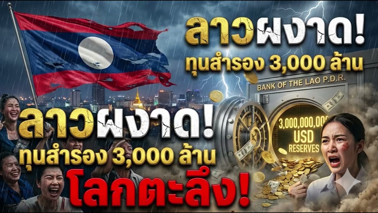 ข่าวด่วน! ลาวผงาดทุนสำรอง3,000 ล้าน?