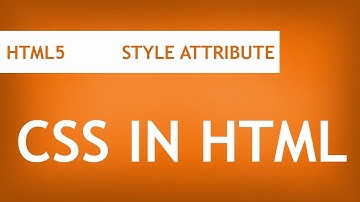 How to write inline CSS in HTML | Style attribute in HTML