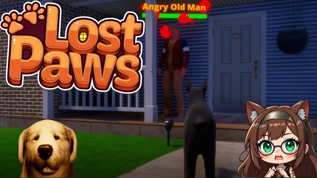 I'm a Lost Pup on The Streets!! -Lost Paws Gameplay #1-