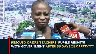 Details Oyo Abduction: Rescued Oriire Teachers, Pupils Reunite With Government After 56 Days In Captivity News