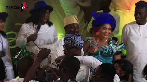 QUEEN MADIVA'S PERFORMANCE AT ADENIYI JOHNSON AND SHAI TWINS NAMING CEREMONY