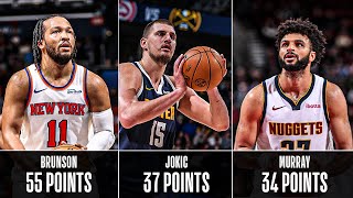 Brunson (55 PTS), Jokic (37 PTS) & Murray (34 PTS) went on a SCORING SPREE |  29th Dec, 2024
