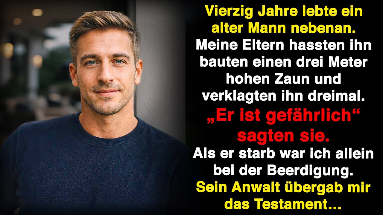 Niemand trauerte um ihn… nur ich war da. Dann wurde mir sein Testament übergeben.