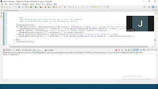 Java 141 Submission (Fractions), Group Assignment #1