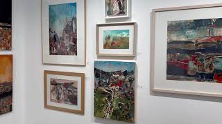 Downstairs at the Whitcomb Street Gallery of the Royal Watercolour Society 2024